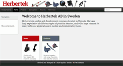 Desktop Screenshot of herbertek.se